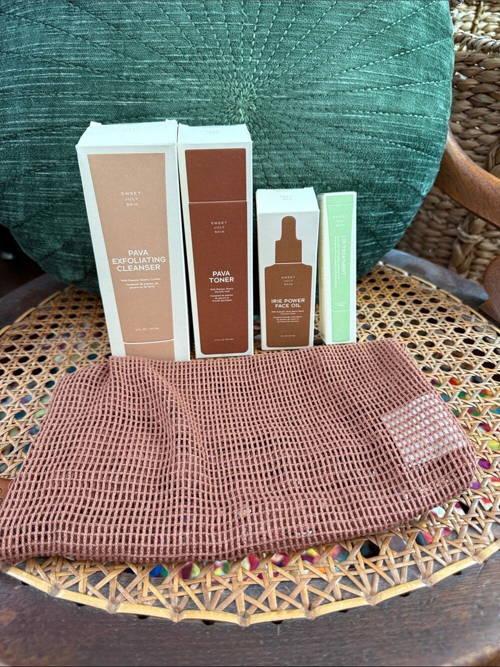 NIB Sweet July Caribbean Superfood Vegan Gluten-Free Clean Skincare Set